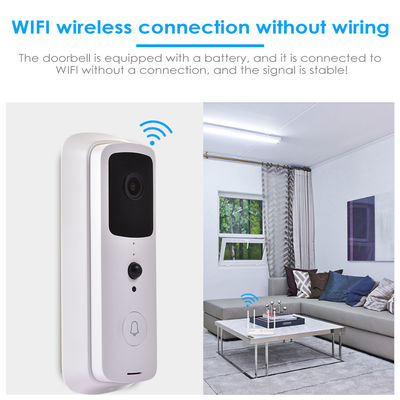 再充電可能な家のスマートな無線ビデオ ドアベルのTuya Wifiの通話装置のドアベル