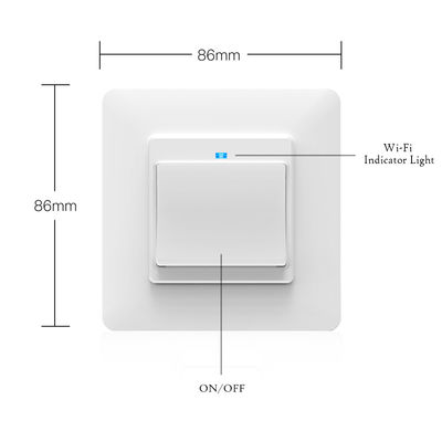 EU LEDの表示器を含むイギリス標準的なTuyaのスマートな生命WiFiのスイッチ10A 1の一団のスイッチ