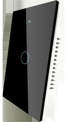 ZigbeeスマートなWifiの壁スイッチ中立接触ガラス スクリーンのパネル無し