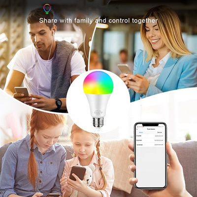 Dimmable E26 AlexaをスマートなWiFi LEDの球根の使用は家2700K-6500K RGBWWをグーグルで検索する